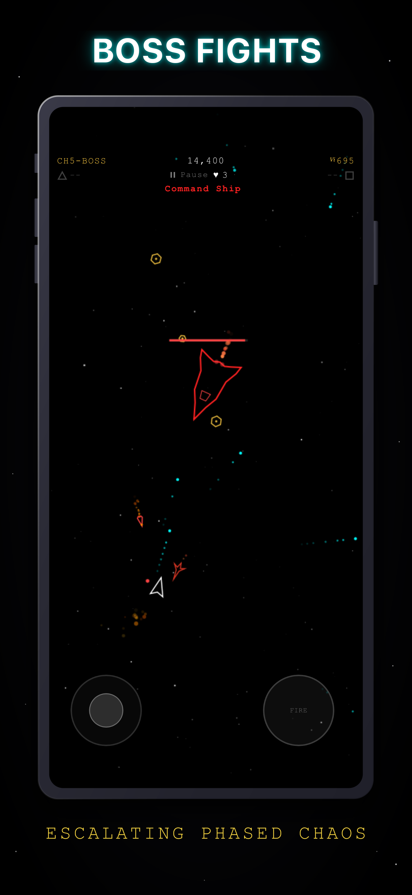 Rift Drifter on iPhone: Phased boss fights