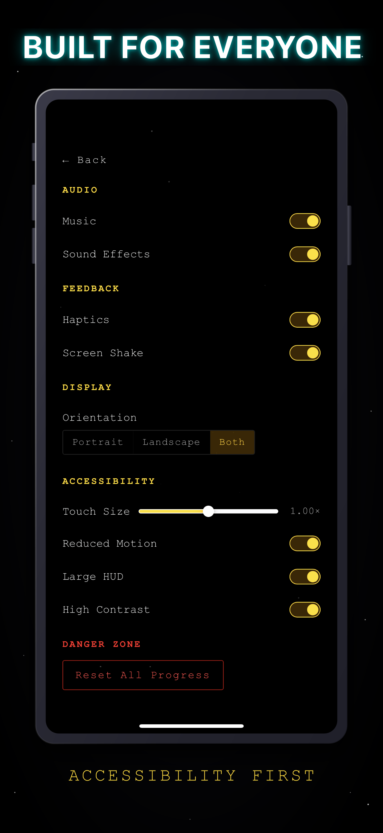 Rift Drifter on iPhone: Built for everyone, accessibility-first